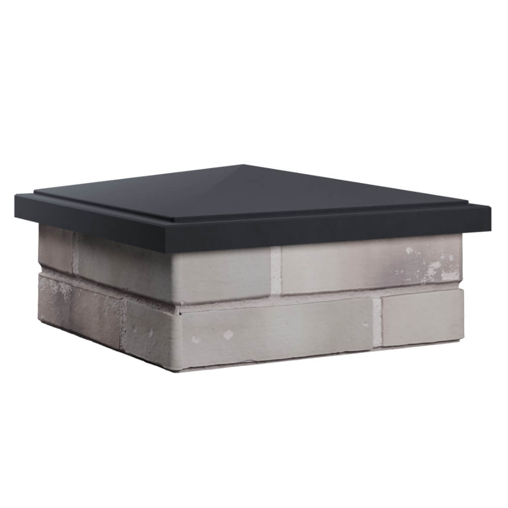 Колпак Zking БонаМоно Серый на столб 1.5х1.5 кирпича (385х385, 400х400мм) в Ставрополе фото