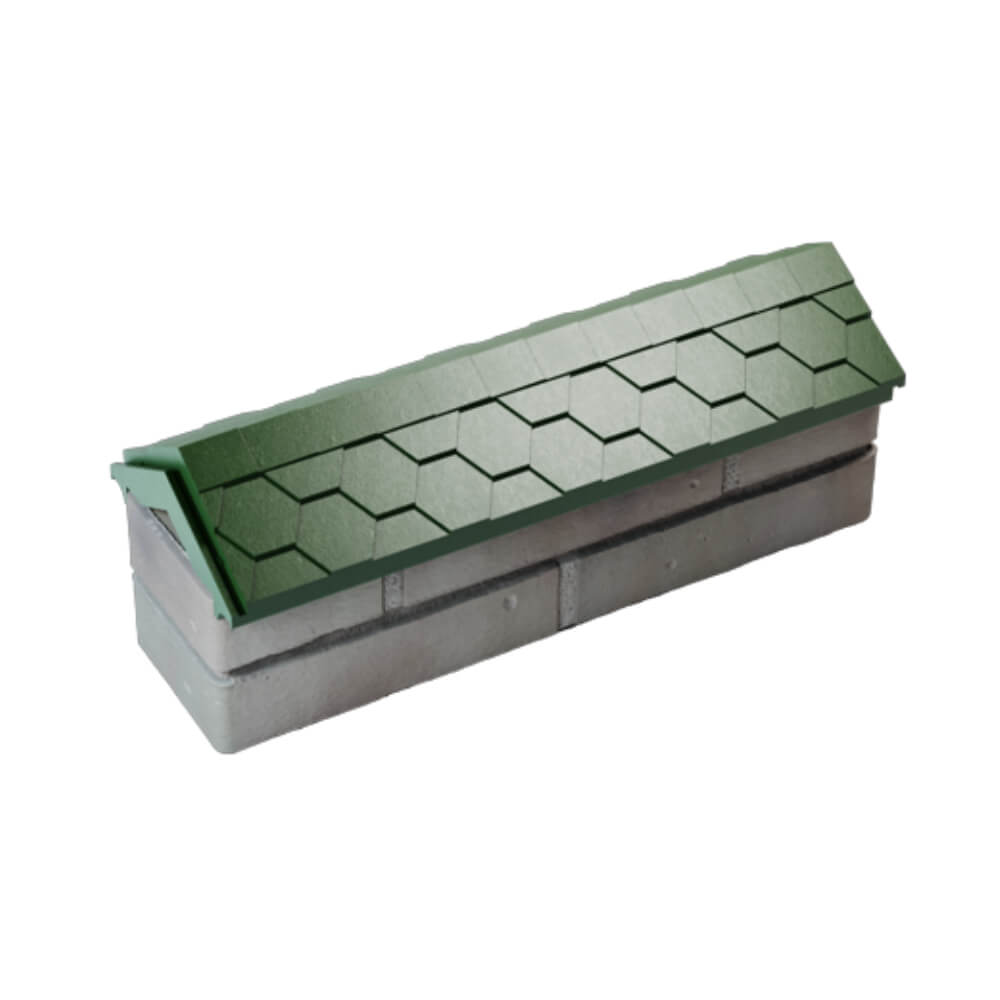 Парапет Zking Эверест Зеленый с посадкой на 0.5 кирпича (130мм) в Ставрополе фото