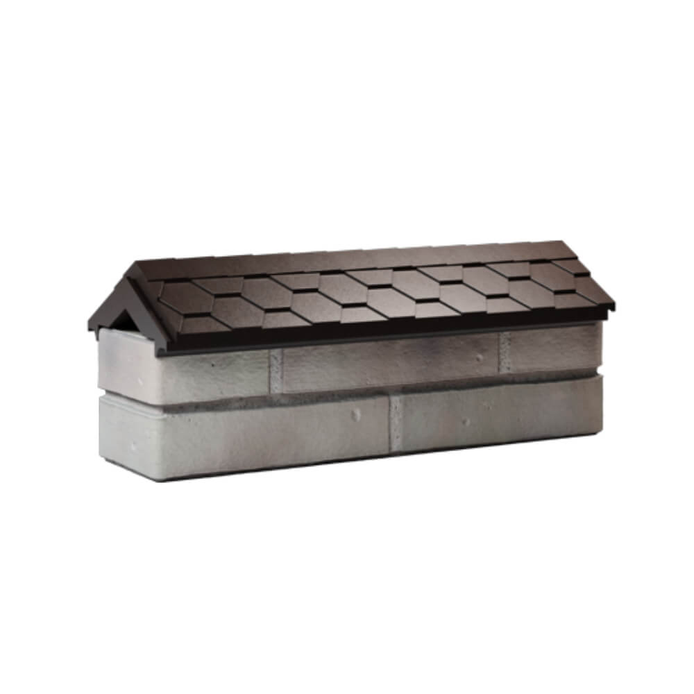 Парапет Zking Эверест Коричневый с посадкой на 0.5 кирпича (130мм) Ставрополь фото