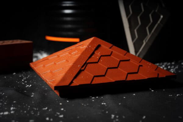 Колпак Zking Эверест Красный на столб 1.5х1.5 кирпича (390х390мм) в Ставрополе фото