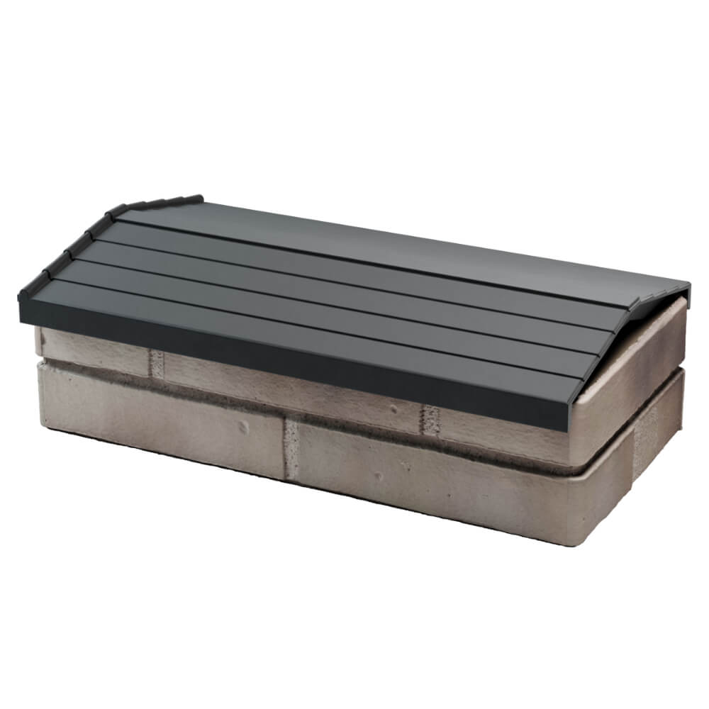 Парапет Zking Бона ХайТек Серый с посадкой на 1 кирпич (200/225/255мм) в Ставрополе фото