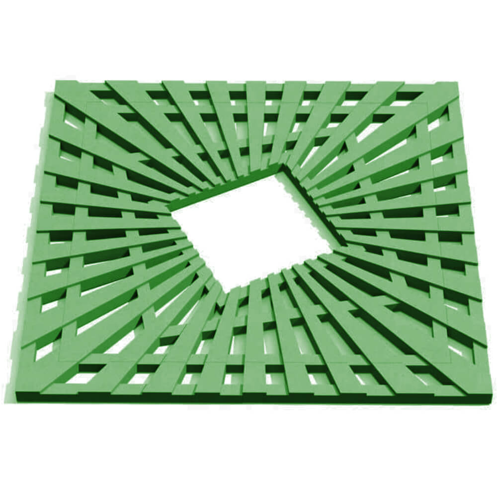 Приствольная решетка для дерева ZKING ATMOSPHERE 1.2х1.2м Зеленая Ставрополь фото