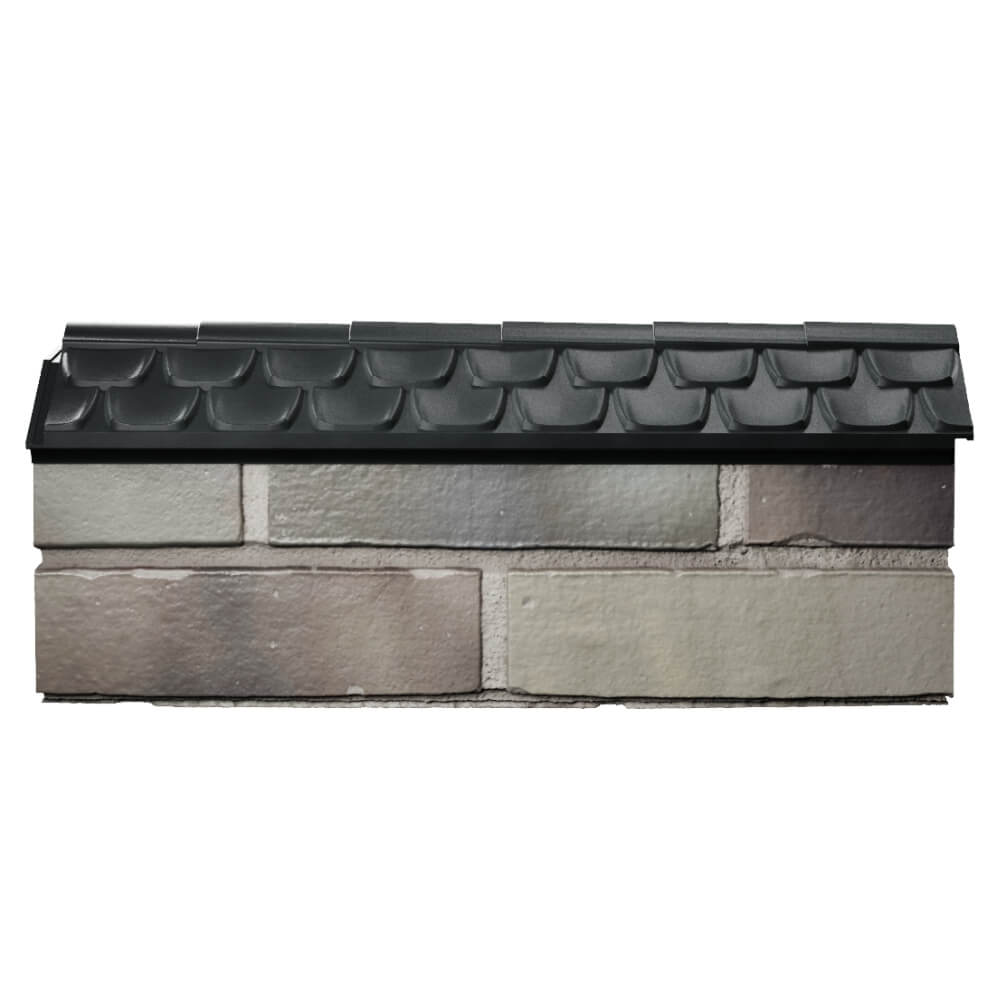 Парапет Zking Эльбрус Черный с посадкой на 0.5 кирпича (130мм) в Ставрополе фото