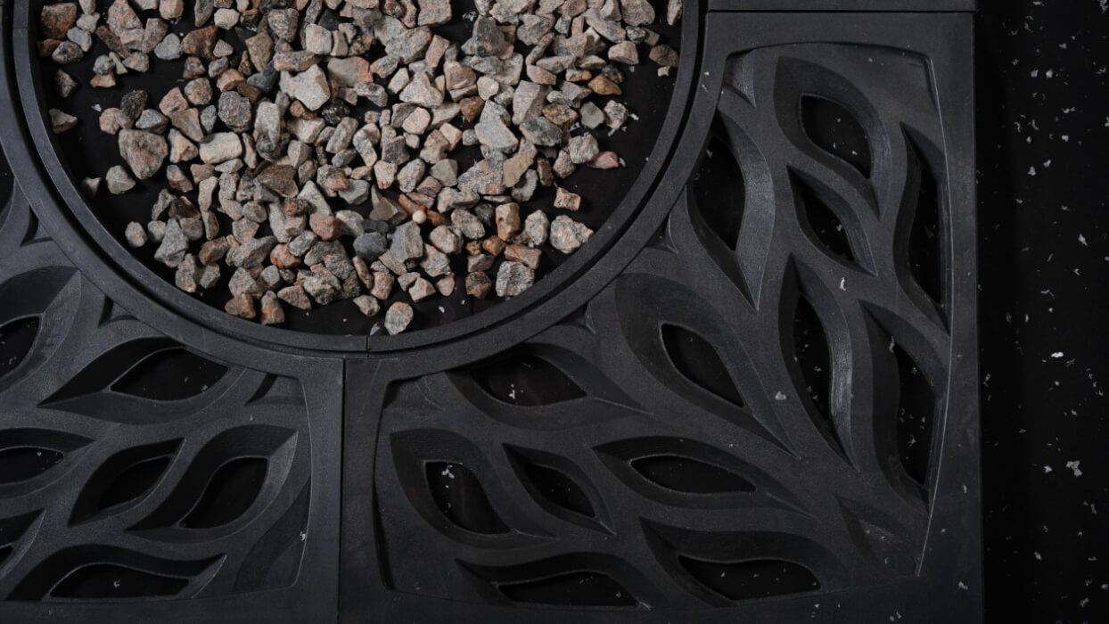 Приствольная решетка для дерева ZKING CRUST 1.2х1.2м Черная в Ставрополе фото